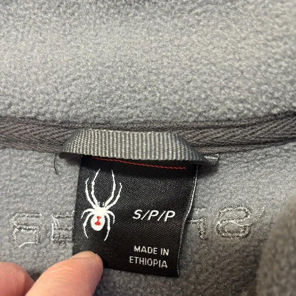 Spyder Gray Fleece Pullover - Picture 2 of 5
